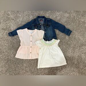 Bundle of Spring Essentials! Denim Jacket plus 2 tops.